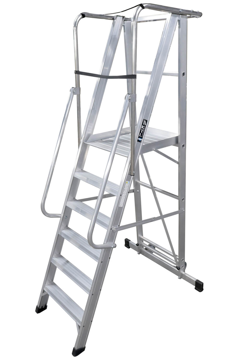 Escalera de Plataforma Móvil Aluminio 2 Accesos