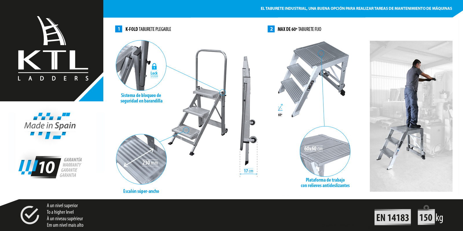 Le marchepied industriel, une bonne option pour effectuer des travaux de maintenance des machines