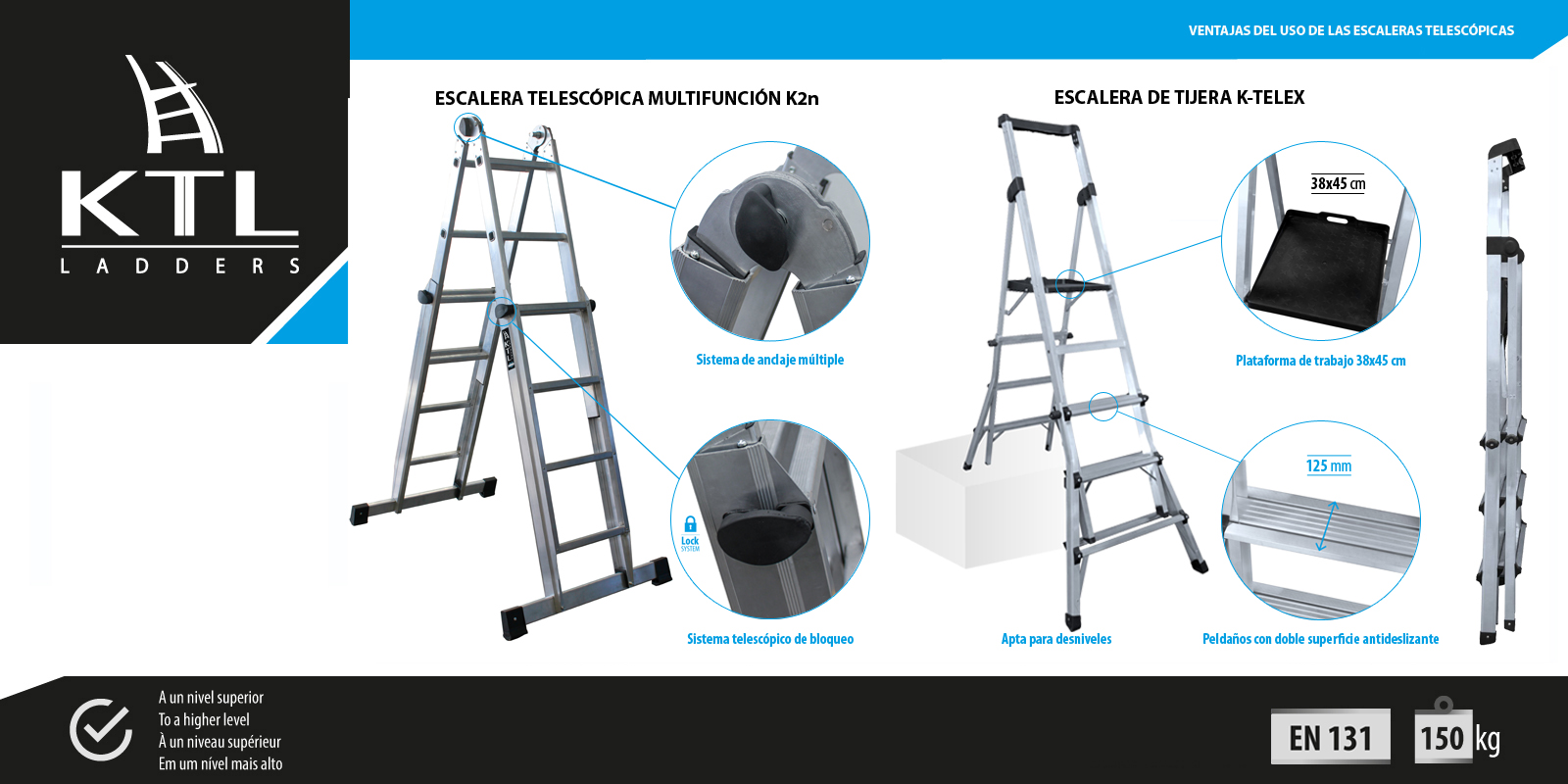 Vantagens do uso das escadas telescópicas