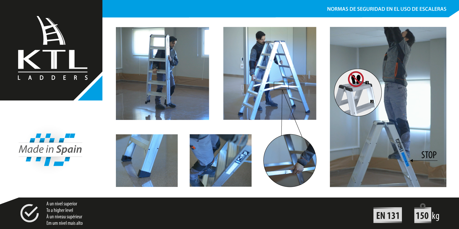 Safety standards for ladder use