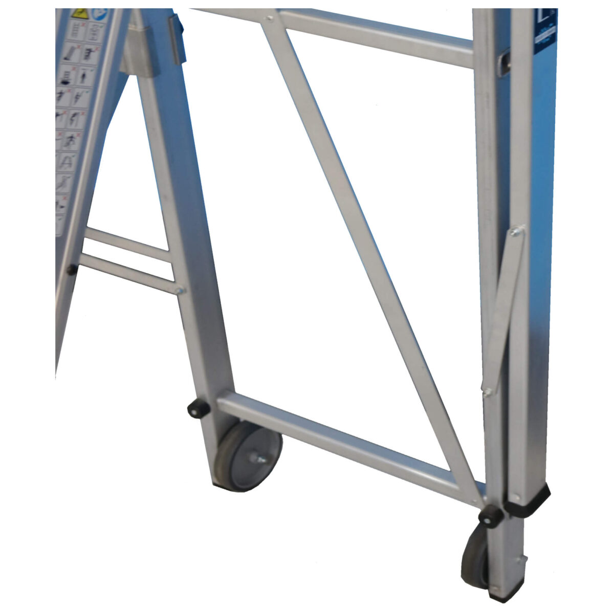 K-WORK Escalera móvil con plataforma plegable